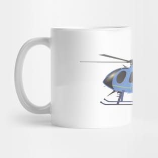 Light Blue Helicopter Mug